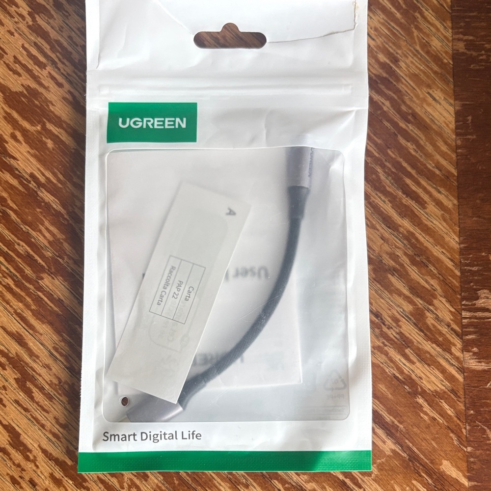 Black Computer Cable Adapter